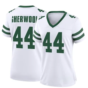 Jamien Sherwood 44 New York Jets White Vapor Limited Jersey - Bluefink