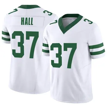 Bryce Hall Men's Nike White New York Jets Custom Game Jersey Size: Extra Large