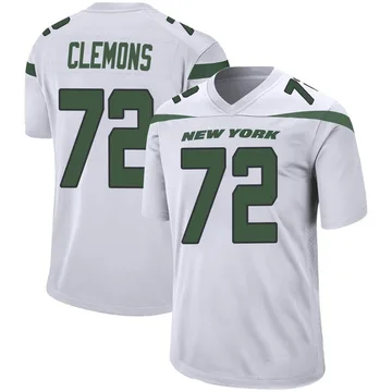 Youth Nike New York Jets Micheal Clemons Spotlight White Jersey - Game