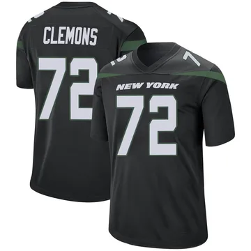 Youth Nike New York Jets Micheal Clemons Stealth Black Jersey - Game