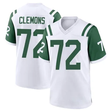 Youth Nike New York Jets Micheal Clemons White Classic Alternate Jersey - Game