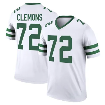 Youth Nike New York Jets Micheal Clemons White Legacy Jersey - Legend