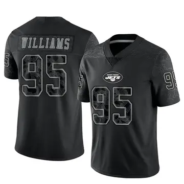 Nike New York Jets No95 Quinnen Williams Black Alternate Youth Stitched NFL Vapor Untouchable Limited Jersey